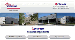 Desktop Screenshot of aafoods.com