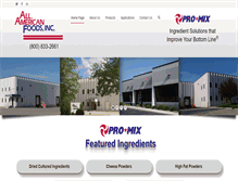 Tablet Screenshot of aafoods.com